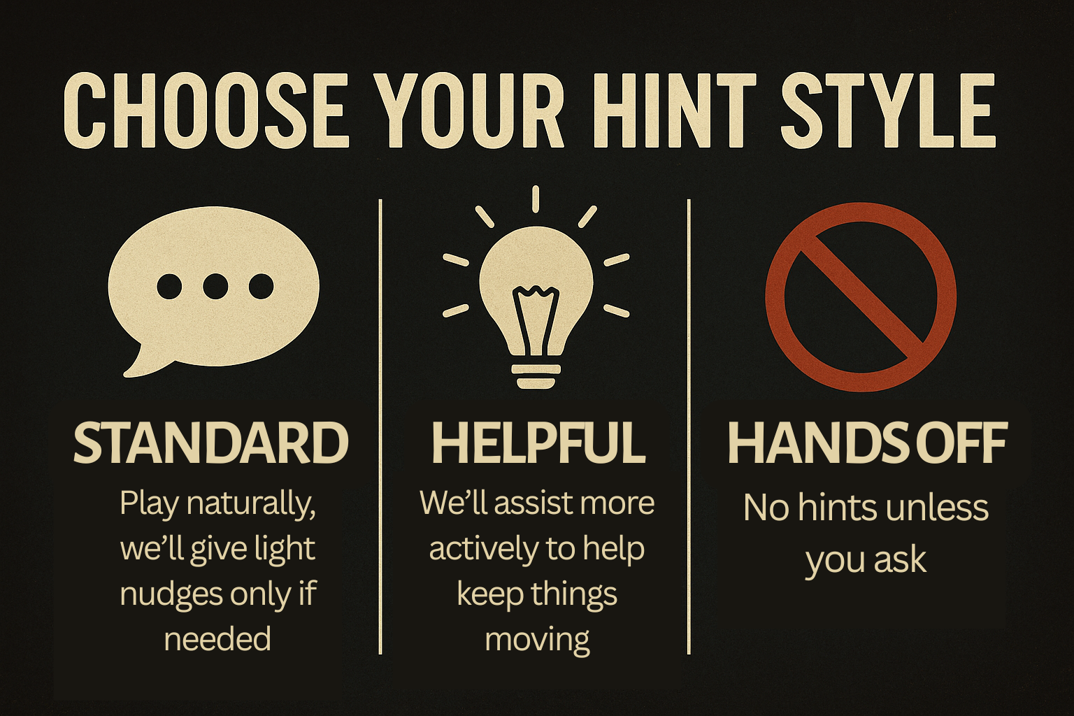 website hint modes 2